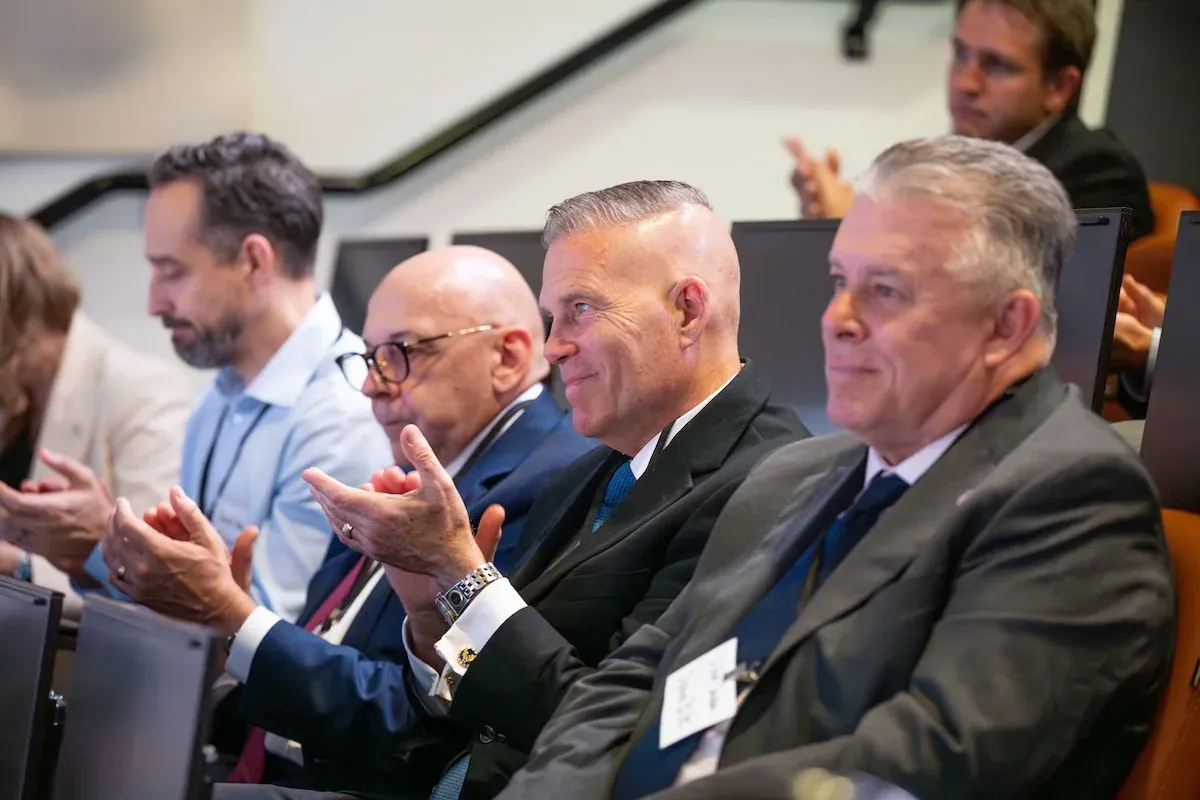 Leaders gathered at an executive event